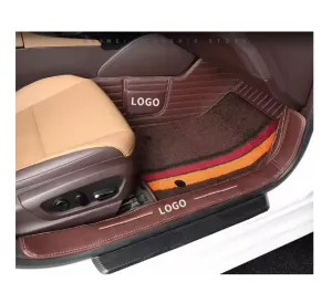 دواسات أرضية السيارة من الجلد 5D . 5D Leather Car Floor Mats