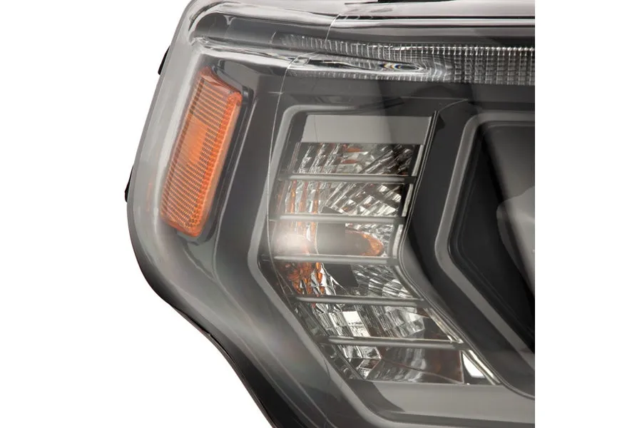 2014-10 Toyota 4Runner AlphaRex MK II Pro Series Halogen Projector Head Lights, Alpha Black