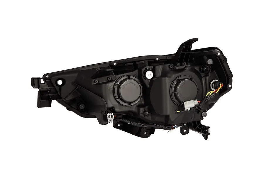 2014-22 Toyota 4Runner AlphaRex LUXX Series LED Projector Headlights, Black