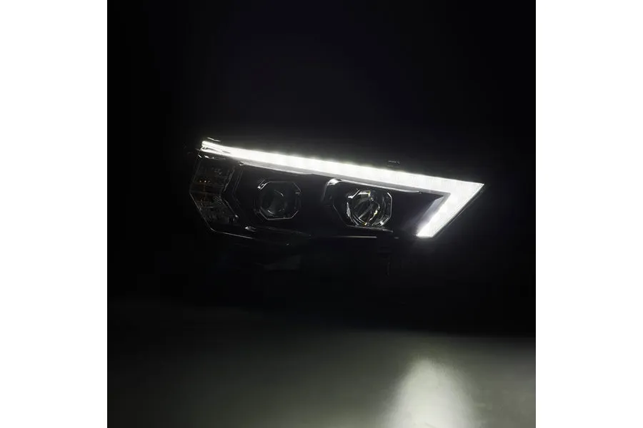 2014-22 Toyota 4Runner AlphaRex LUXX Series LED Projector Headlights, Black