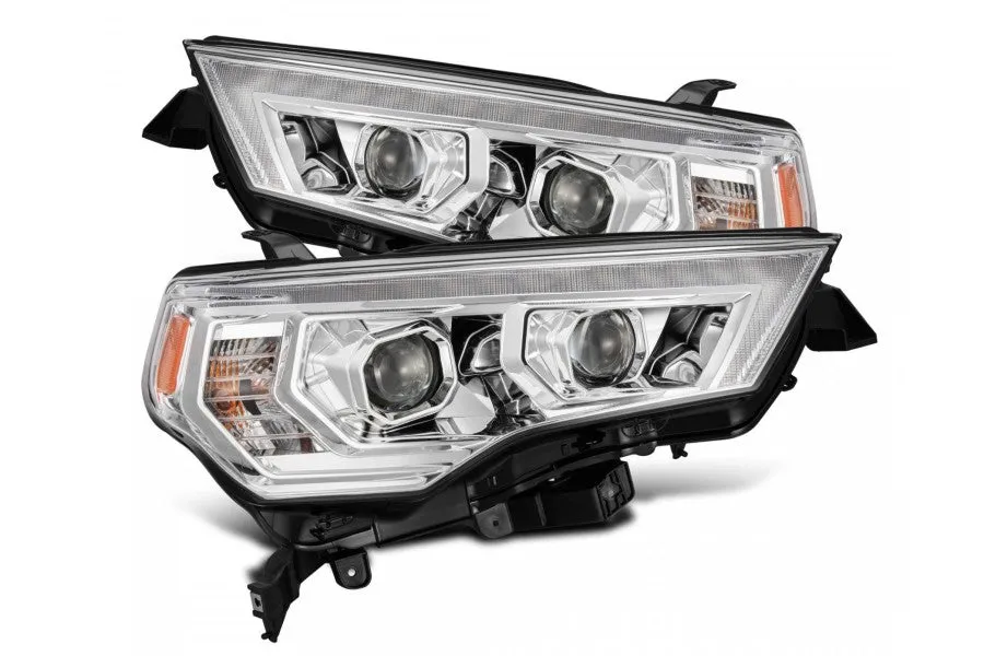 2014-22 Toyota 4Runner AlphaRex MK II Luxx Series LED Projector Headlights - Chrome