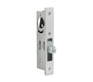 Adams Rite 1830-03-628 Bottom Rail Deadlock, 1-1/8" Backset, Aluminum Finish