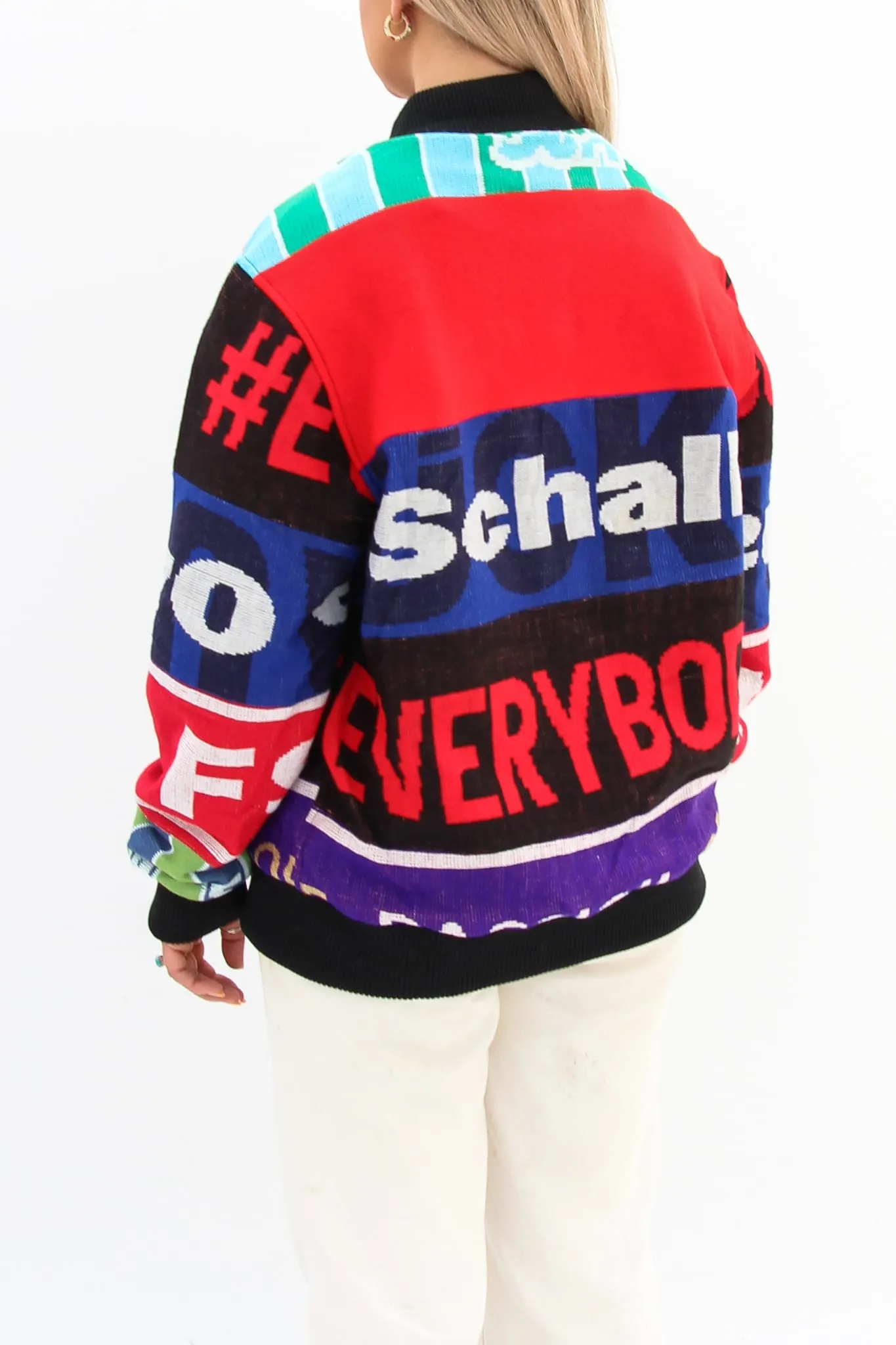 AM Re-Worked Football Scarf Jacket #52