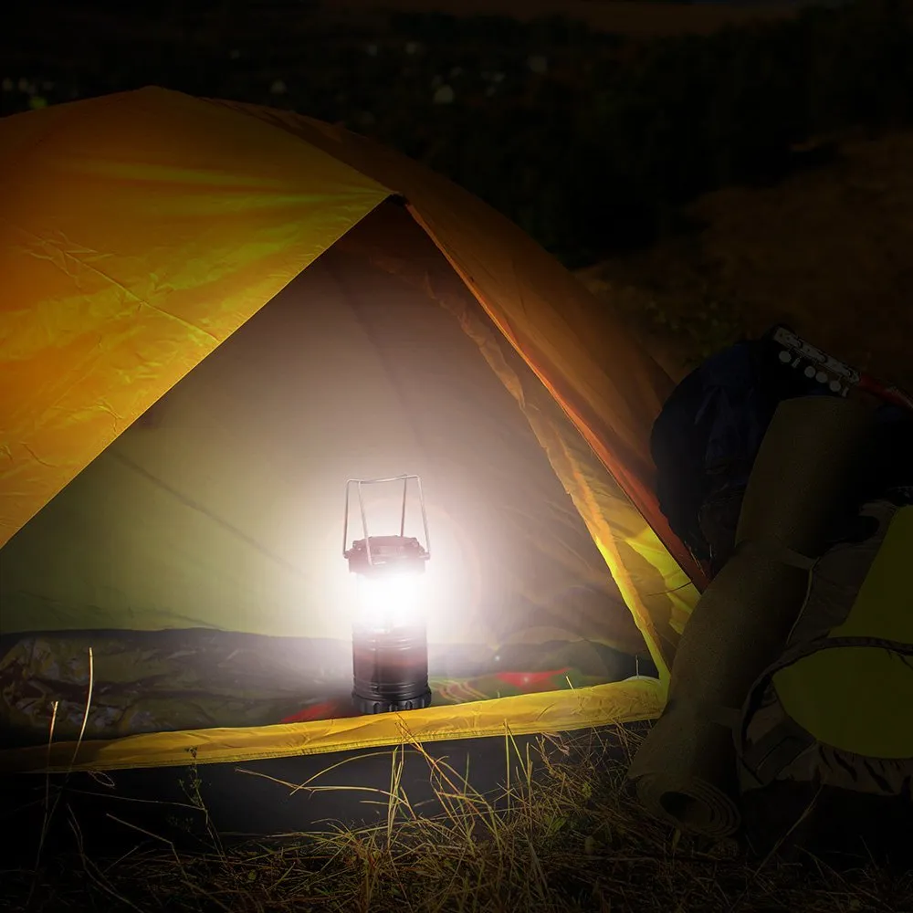 Black 30 LED Bulb Camping Lights Lanterns Lamps Compact Outdoor low power long life