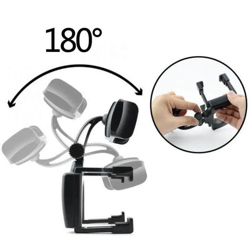 Car Rear View Mirror Phone Holder