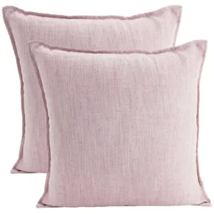 Cushion Linen Baby Pink 55 x 55cm