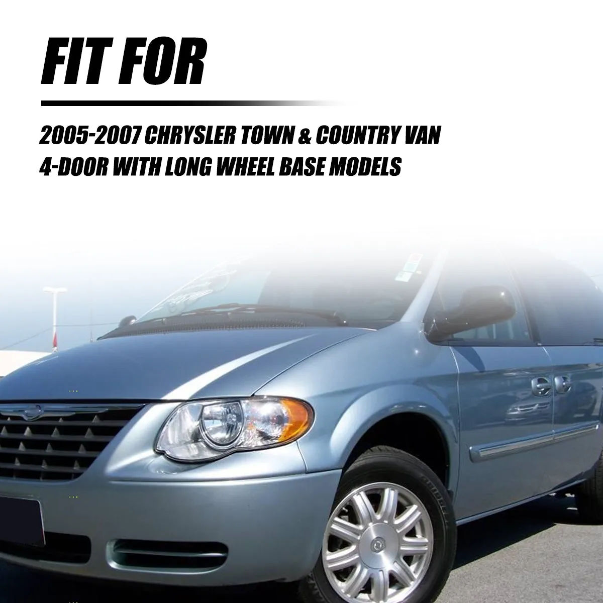 Headlights Assembly For 2005-2007 Chrysler Town & Country Van 4-Door With Long Wheel Base Models
