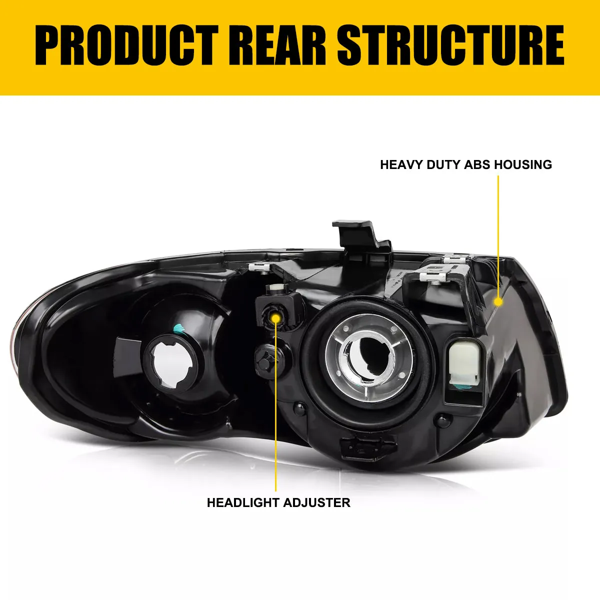 Headlights Assembly For 2005-2007 Chrysler Town & Country Van 4-Door With Long Wheel Base Models