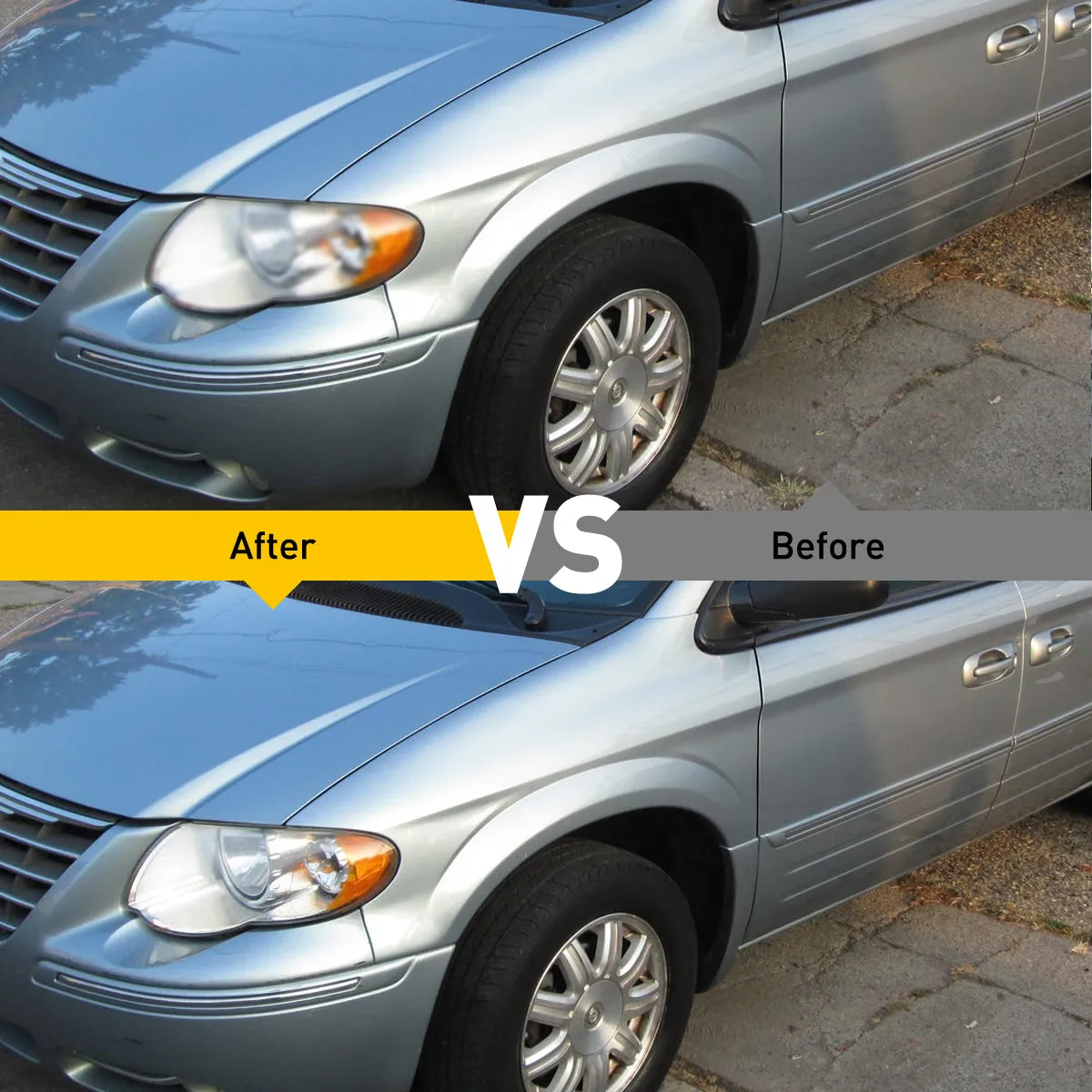 Headlights Assembly For 2005-2007 Chrysler Town & Country Van 4-Door With Long Wheel Base Models