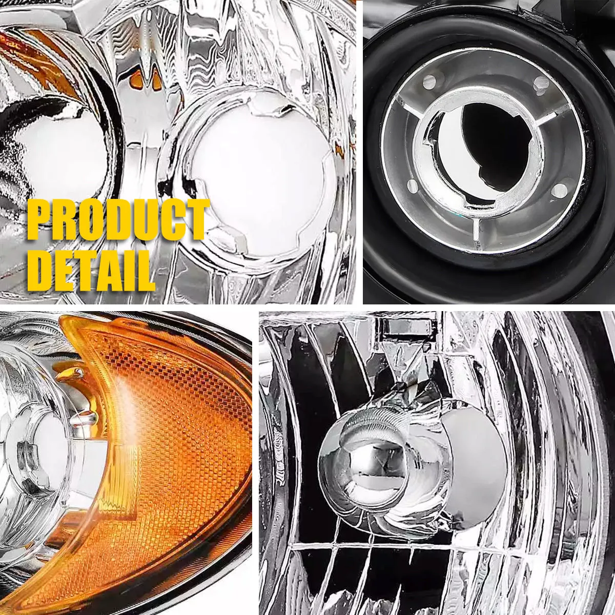 Headlights Assembly For 2005-2007 Chrysler Town & Country Van 4-Door With Long Wheel Base Models