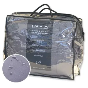 Mercedes Benz Sprinter Front Double Passenger INKA Waterproof Seat Covers Grey MY 13-16