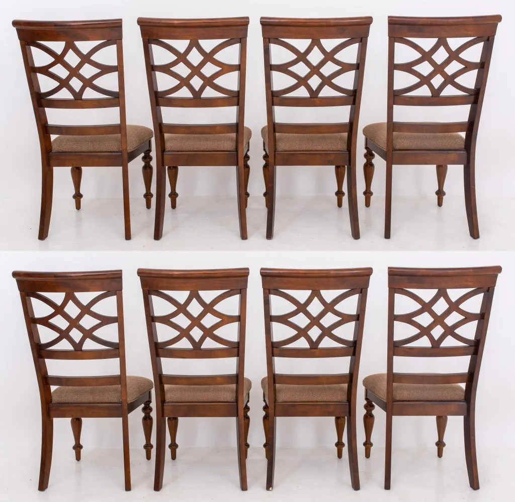Modern Dining Chairs with Upholstered Seats, 8