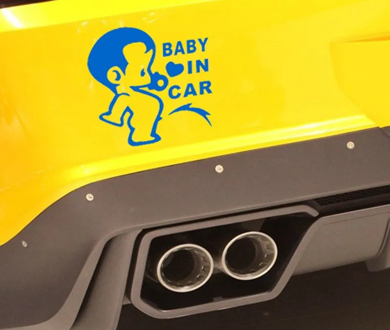New Baby In Car Car Vinyl Sticker for Window Bumper