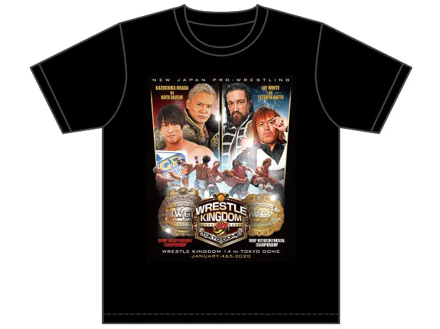 NJPW DOUBLE GOLD DASH T-SHIRT