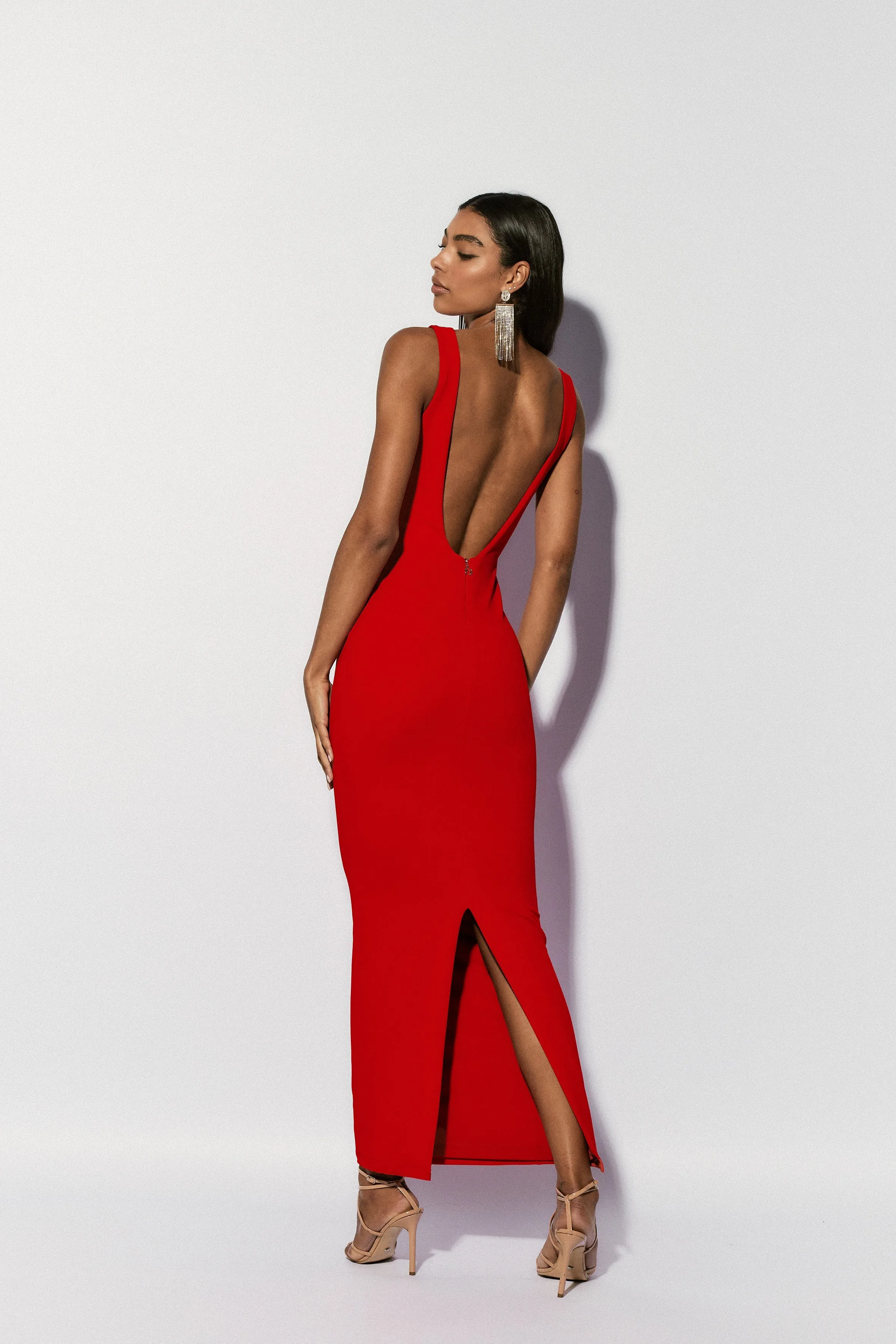 Nookie Bliss Maxi Dress - Cherry